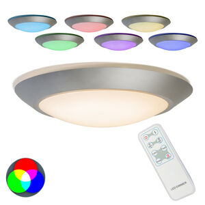 Stropní lampa Captur RGB LED šedá s dálkovým ovládáním