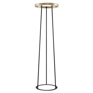 Lucande Lucande Seppe LED stojací lampa, Ø 50 cm, mosaz