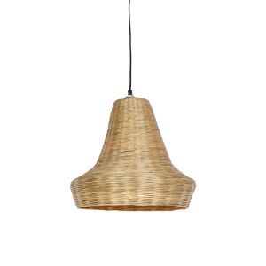 Venkovská závěsná lampa bambus 40 cm - Lolium